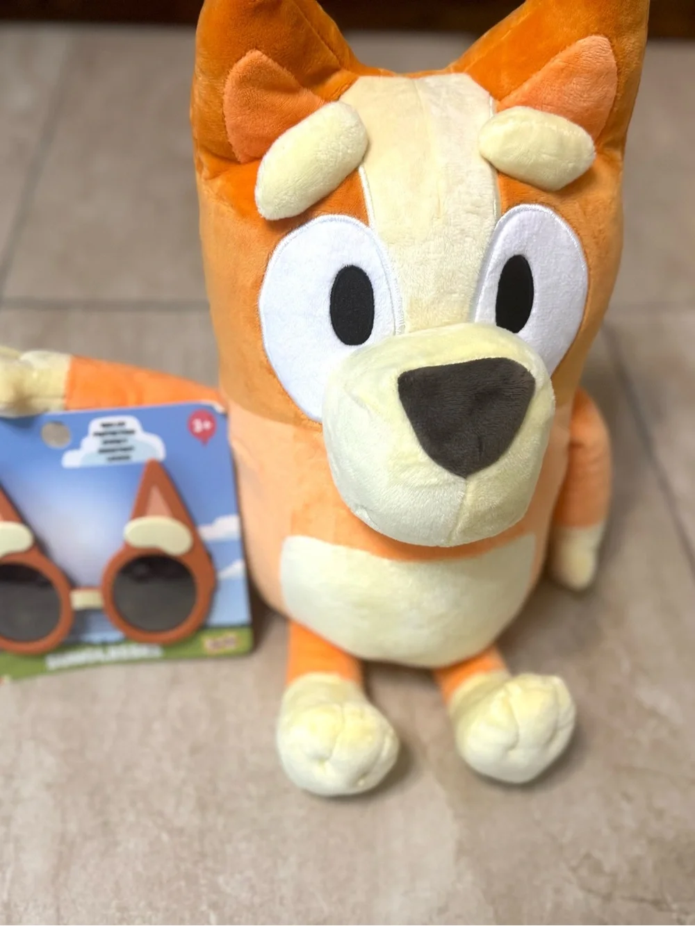 Bluey Bingo Plush Backpack, and Bingo Sunglasses